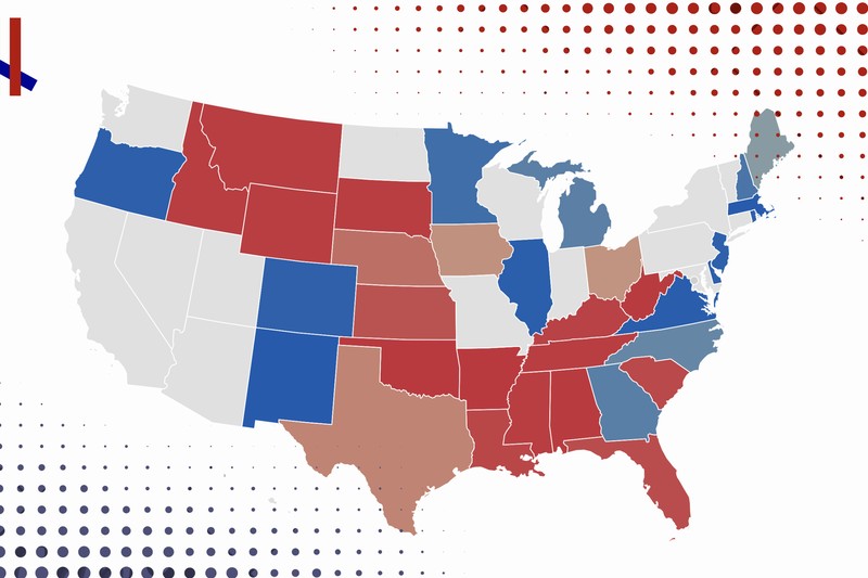 Senate Prediction Map Week 5 Analysis